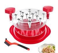 Latest Chicken Shredder Tool Twist - Portable 8 Inches Meat Shredder Tool Twist With Cleaning Brush, Visible Shredded Chicken Tool Chicken Breast Shredder, Ergonomic Handle, Dishwasher Safe, Anti-Slip