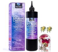 Latest Clear Hard UV Resin Fastest Curing, Zero Yellowing Superb Transparency, Ultraviolet Solar Curing Resin Glue for Molds Jewelry Making Pendants Earrings Bracelets Crafts DIY, 500g