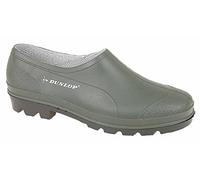 Latest generation unisex waterproof Dunlop garden shoe, Green, 9 UK
