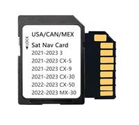Latest Map Navigation SD Card TD2K-66-EZ1 Compatible with 2021-2023 3 / CX-5 / CX-9 / CX-30, 2023-2024 CX-50, 2022-2023 MX-30, USA/Canada/Mexico Maps