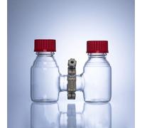 Latest Microbial Electrolysis Cell Dual Chamber MFC Reactor - High Borosilicate Glass Laboratory Instrument for Marine Applications(100ml)