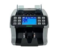 Latest Mixed Amount Calculator Touch Panel Value Counter Dual CIS Money Fake Notes Sorter Bill Counting Machine