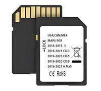 Latest Navigation SD Card, Compatible with: (2016-21)-Cx3. (2016-20)-Cx5. (2016-20)-Cx9. (2016-22)-Mx5. (2016-18)-3. (2016-22)-6, Can/Mex/USA Maps (Ceypec-01)