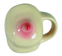 Latest Present Gift - Funny Gag Ceramic Boobs Boobies Breast Mug Cup - Man Mens Gents His