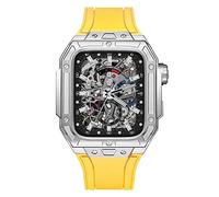 Latest Style Watch Case,For Band 7 8 Ultra 45mm Luxury Modification Kit For iWatch 8 7 45mm Fluorine Rubber Strap With Tool