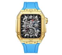 Latest Style Watch Case,For Band 7 8 Ultra 45mm Luxury Modification Kit For iWatch 8 7 45mm Fluorine Rubber Strap With Tool