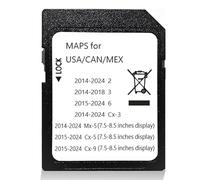 Latest Version Navigation SD Card Accessory for 2016-2021 Mazda CX-3, 2016-2020 CX-5/CX-9 US/Canada/Mexico Maps - BHP166EZ1N