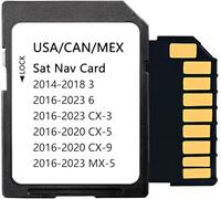Latest Version Navigation SD Card Compatible with 2014-2018 3, 2016-2023 6 / CX3, 2016-2020 CX5 / CX9, 20216-2022 MX5, USA/Canada/Mexico Maps
