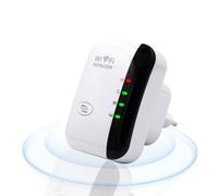 Latest WiFi Extender-Booster-Repeater - 4200 Sq.ft, 45+ Devices, Gigabit Ethernet Port, One-Click Setup, Home Signal Amplifier, UK Plug
