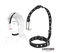 Latetobed - Collar with Nose Hook (Black)
