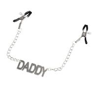 LateToBed Daddy - Nipple Clamps (Silver)