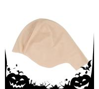 Latex Bald Hat - Bald Hat Costume | Thick Skin Head Skull Wig, With 2 Elastic Mesh Wig Liners - Realistic Skin-colored Calf Head Cover Ideal For Cosplay, Halloween