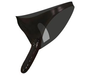 Latex black pants with external and internal dildo (S-L)