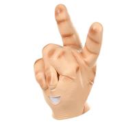 Latex Cosplay Headwear - Peace Sign Funny Masque Full Head | Halloween Party Accessory, Carnival Support, Head for Themed Events, Game, Divas