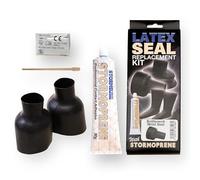 Latex Drysuit Bottleneck Wrist Seal Replacement Kit - Repair or Replace Latex Bottleneck Wrist Seal with a Replacement Seal and Stormoprene Professional Contact Adhesive (90g)