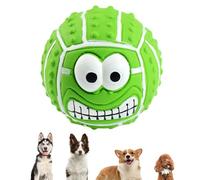 Latex Facial Ball Dog Toy, Squeaky Dog Toys | Dog Firearm Toys, Reusable Puppy Dog Toy, Smiling Face, Thu