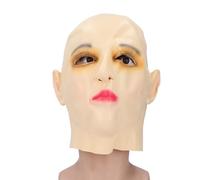 Latex Female Face Cover, Soft and Skin Texture, for Cosplay, Birthday Parties, Carnivals, Film Photography and More