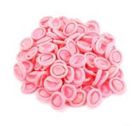 Latex Finger Cots 100pcs for Fingertip Protection in Electronics, Computer Repair, Crafting, Tattooing and Pharmaceutical Operations (Pink)