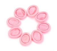 Latex Finger Cots, 100pcs Non-Slip Finger Cots Finger Cover Rubber Gloves Fingertips Gloves for Electronics Assembly ESD Protection(Pink)