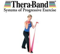 LATEX FREE Theraband Band Stretch Exercise Bands 1.5M Pack of 3 (yellow/red/green)