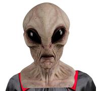 Latex Full Head Masque | Alien Latex Halloween Headgear | Latex Halloween Masque Cosplay Accessory Props for Halloween Easter