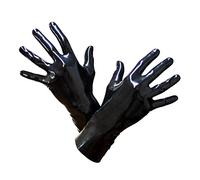 Latex Gloves Black- Sexy Catsuit Accessory - Rubber - for her - for Him - Made in Germany - Size: M - Pair