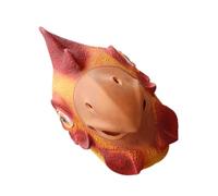Latex Headgear Halloween Mask Rooster Shape Full Face for Party Performers | Funny Costume Accessory, Lightweight Latex Build, Stage Performance and Music Festivals, Halloween Season Christmas Season
