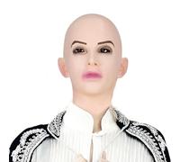 Latex Headgear - Realistic Bald Head Women Masque | Halloween Face Cover Visible Latex Headgear Head Cover Novelty Costume Party Prop