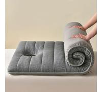 Latex Memory Foam Spa Massage Table Pad with Face Hole, Lash Bed Cushion Cover with Elastic Band, Non-Slip & Breathable Topper for Massage Beds, Tattoo and Beauty Salon Beds(Grey,70 X 190 X 5cm)