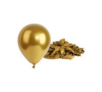 Latex Party Balloons - Pack of 1000-7" Metallic Gold Latex Balloons - Perfect Party Decorations Weddings Hen Party New Year Celebrations