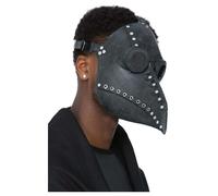 Latex Plague Doctor Mask Adults Halloween Fancy Dress Mens Steam Punk