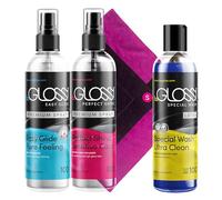 Latex Premium Care Set - Latexpolitur Perfect Shine Premium Spray - Special WASH Latex Detergent - Wipe Latex Polish Cloth Small