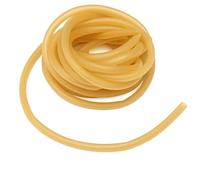 Latex Rubber Hoses 2 3 4 5 6 7 9 10 12 14 17 Mm ID X OD High Resilient Elastic Tube for Stretching Laboratory, Home(1M,ID 4mm x OD 6mm)