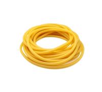 Latex Rubber Hoses Yellow IDxOD 1.6~18mm High Resilient Surgical Medical Tube Slingshot Elastic Band for Gardening Watering(3.0 Meters,ID 3.0mm x OD 6mm)