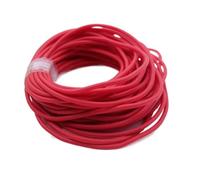 Latex Rubber Tubing， Latex Rubber Hoses 5 Meter Length Multicolor ID 1.6-5mm(Red,3mm x 5mm)