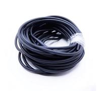 Latex Rubber Tubing, Latex Rubber Hoses Multicolor Multiple Sizes 1 Meter(Black,5mm x 7mm)