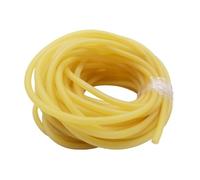 Latex Rubber Tubing, Latex Rubber Hoses Multicolor Multiple Sizes 1 Meter(Yellow,3mm x 6mm)