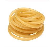 Latex Rubber Tubing， Latex Rubber Tube, Multiple Sizes, for Transport, Bundling Rope, Slingshot, 1 Meter(Id 6Mm*9Mm Od)
