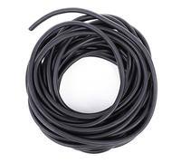 Latex Rubber Tubing， Latex Rubber Tubing 5mm OD 2mm ID Multicolor 5-10 Meter(10 Meter Black)