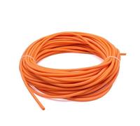 Latex Rubber Tubing， Nature Latex Rubber Hoses Multicolor ID 1.6-3mm 1 Meter(Orange,ID 2mm x 4mm OD)