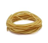 Latex Rubber Tubing， Nature Latex Rubber Hoses Multicolor ID 1.6-3mm 1 Meter(Yellow,ID 1.8mm x 4.2mm OD)