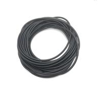 Latex Rubber Tubing, Tensile Rubber Hoses 2-6mm Latex Black, Lengths 1,2,5 Meter(Od 3mm,2 Meter)