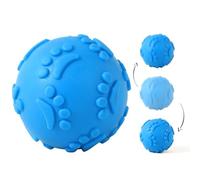 Latex Squeaky Dog Toy Ball - Teething Toy, Bite-Resistant For Aggressive Chewers | Interactive Sounding Ball For Small, Medium, Large Dogs | 6cm Diameter, Lightweight, 3 Colors, Outdoor Fun
