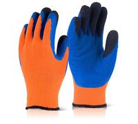 LATEX THERMO-STAR FULLY DIPPED GLOVE ORANGE 8