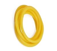 Latex Tubing 1pc Rubber Laboratory Experiments Soft Tube, Round-headed Hollow Hoses Outer Diameter 14mm 17mm 10mm(Yellow,1METER*6MM*9MM)