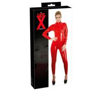 LATEX - Women's Long-Sleeve Jumpsuit (Red) - S