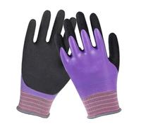 Latex Work Gloves - Waterproof Mitts for Gardening Use | Elastic Fit with Textured Grip & Lightweight Feel for Kitchen, Oven and Cleaning Tasks, Enhanced Cleaning Power, 24x9x4cm