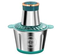 LATHAM & HALL Multi-Functional Food Blender - Green & Silver- 2 Speed Settings, 3L Glass Jug, Powerful Motor - Smoothies, Soups, Shakes & More