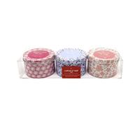 Latham & Hall Set Of 3 Scented Candle Tins Butterscotch, Blue Cedar, Rosemary