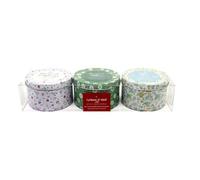 Latham & Hall Set Of 3 Scented Candles Honeysuckle, Evergreen & Alpine